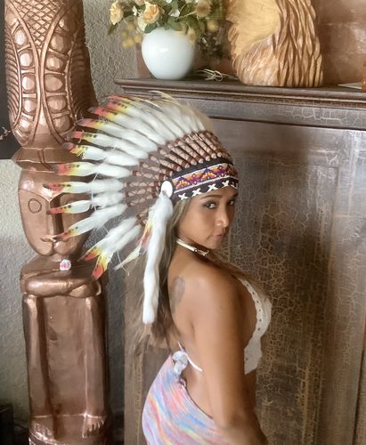 Indian store warbonnet American headdress Little Big Horn