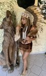Warbonnet Real Feathers Indian Headdress coiffe indienne medium
