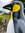 Pinguin Dekoration, Pinguin KENAI ALASKA Statue Höhe 1,94 Meter Little Big Horn