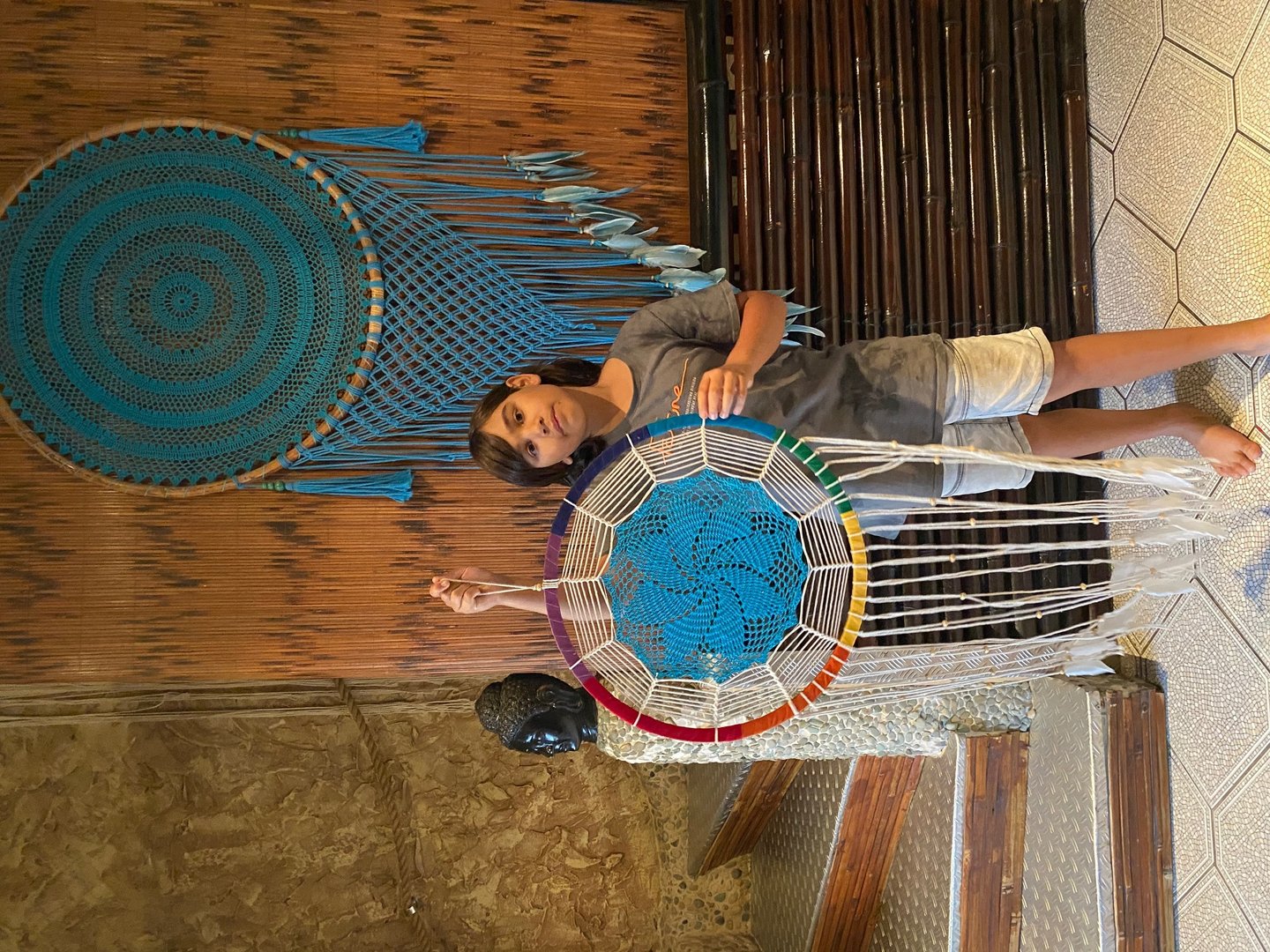 Traumfänger Dreamcatcher AUGE Wakatobi  Little Big Horn Dekoration Indianer-2021 