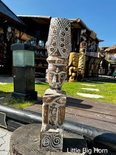 Totempfahl Holz Marterpfahl Inka Collection Totem 0,71m Totem Pole 27,95 Inches