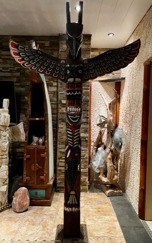 Totem Pole Pillar COLLECTION Totem Trademark Little Big Horn Decoration Wood