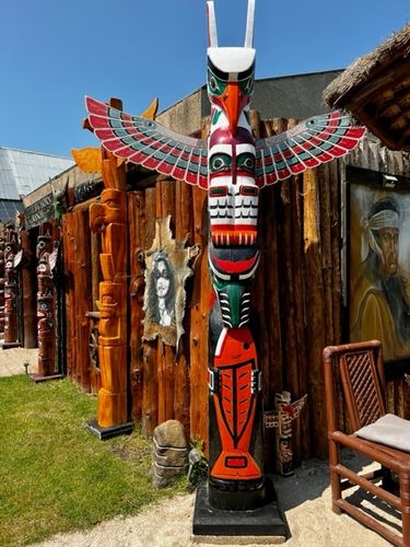 Totempfahl Indianer Marterpfahl Little Big Horn 2,50 Meter Ausverkauft