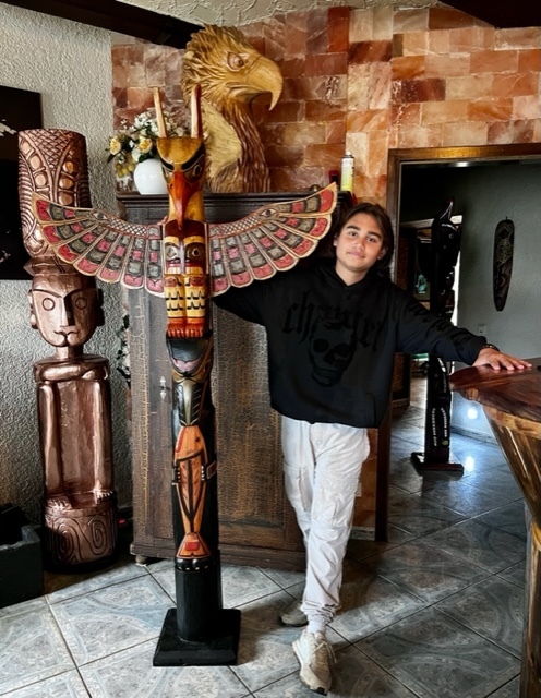 Totem Indian Totem Pole Shop Original Little Big Horn 2,00 Meter