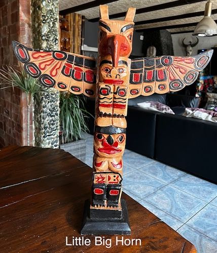 Totem Indian Shop Little Big Horn 0,60 Meter 23,622 Inches NEW