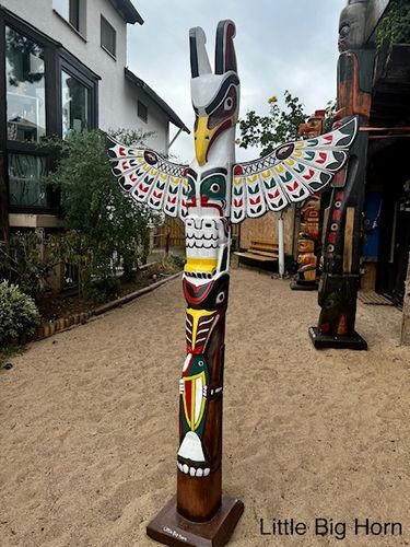 Totem Indian Totem Pole Shop Original Little Big Horn 2 Meter NEW