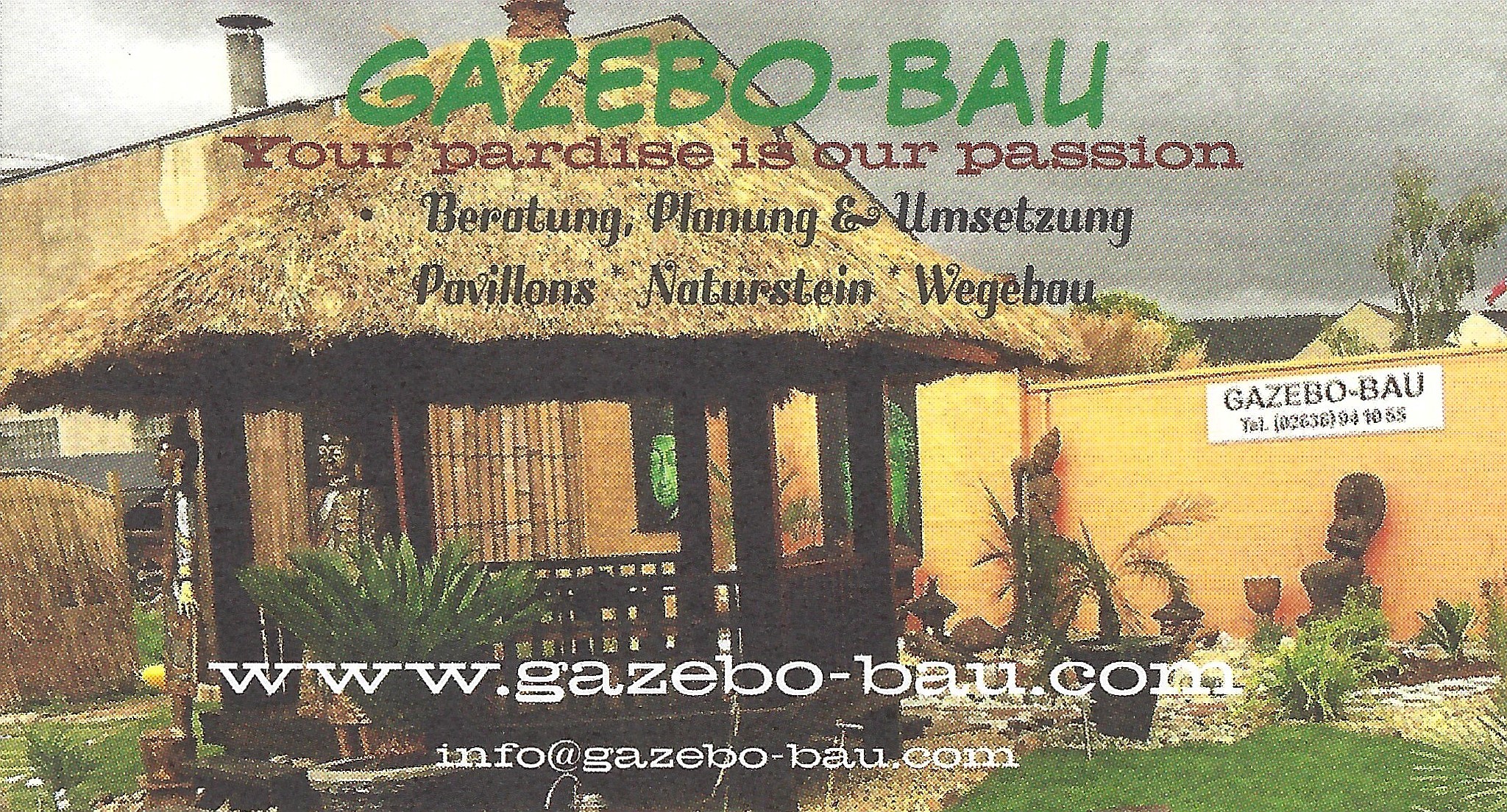 Gazebo-Bau